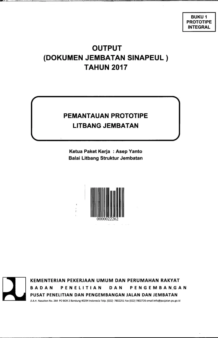AUDIT TEKNIS KELAYAKAN JEMBATAN 
