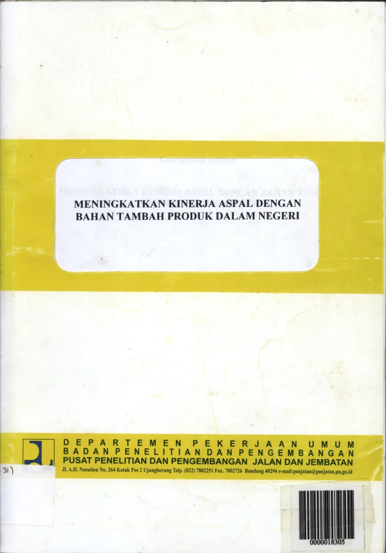 CAMPURAN BERASPAL HANGAT UNTUK PERKERASAN JALAN 