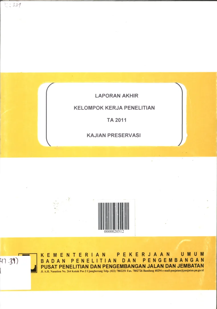 KELOMPOK KERJA PENELITIAN TA 2011 KAJIAN RESERVASI 