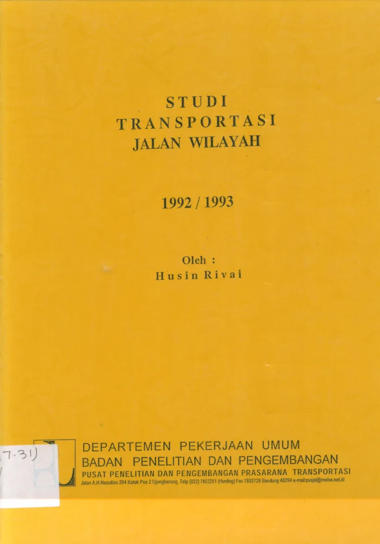 PENILAIAN RESIKO PEMBANGUNAN TEROWONGAN JALAN