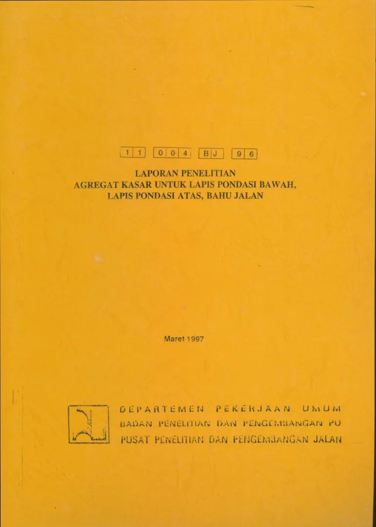 PENELITIAN KESELAMATAN JALAN RAYA (STUDI KONFLIK PERSIMPANGAN NAGREK)