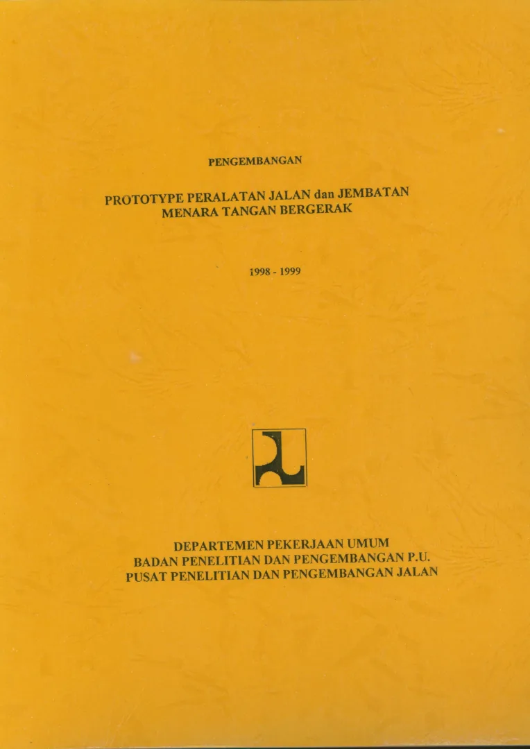 PROTOTYPE PERALATAN JALAN dan JEMBATAN MENARA TANGAN BERGERAK 