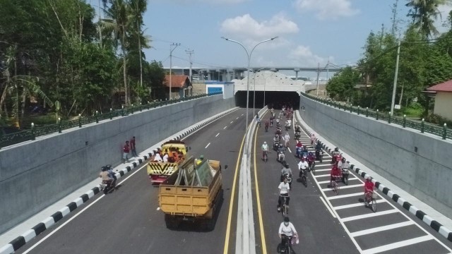 Soft Opening Underpass Terpanjang di Indonesia