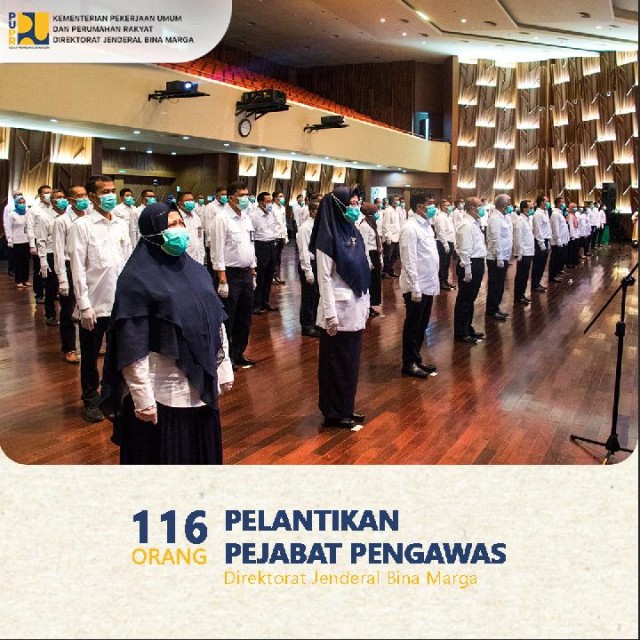 Pelantikan Pejabat Pengawas Di Lingkungan Direktorat Jenderal Bina Marga