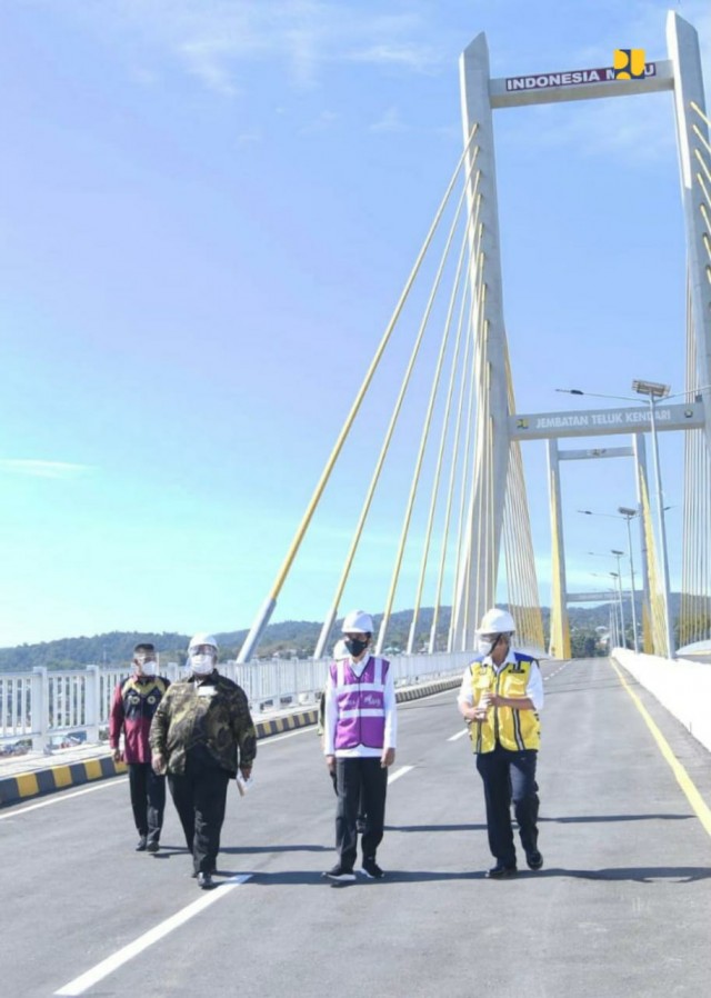 Diresmikan Presiden Jokowi, Jembatan Teluk Kendari Dukung Pengembangan Wilayah di Sultra