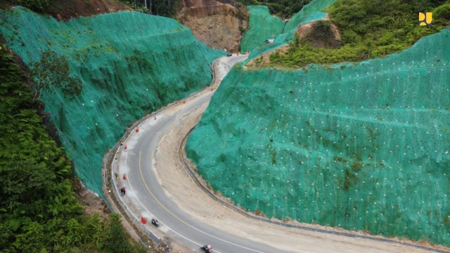 Kurangi Risiko Longsor, Kementerian PUPR Selesaikan Penanganan Lereng Ruas Rampa- Poriaha/Mungkur di Sumatera Utara