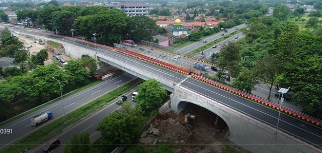 Overpass Kemang B Urai kemacetan kota Serang