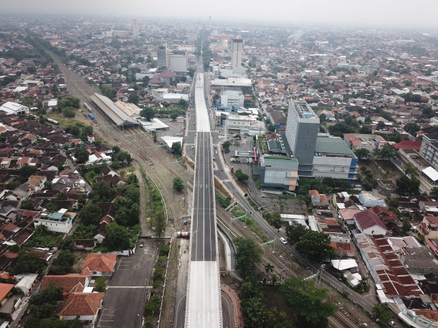 Jadi Ikon Baru Kota Surakarta, Ini  Sejumlah Hal Unik Flyover Purwosari