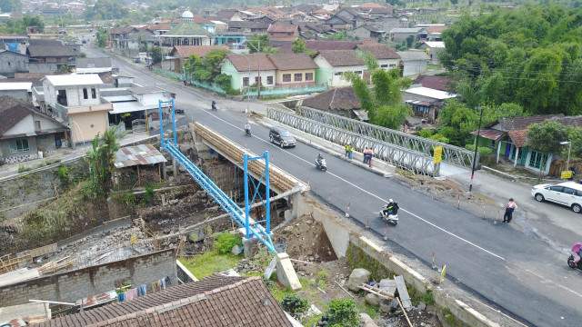 Jembatan Lodukuh di Temanggung Dibuka Fungsional Hari Ini