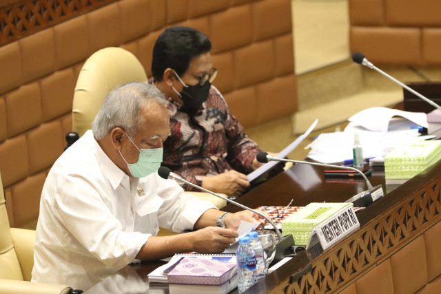 Rapat Kerja DPR RI, Menteri Basuki Sampaikan Pandangan Presiden tentang RUU Perubahan Atas Undang-Undang Jalan