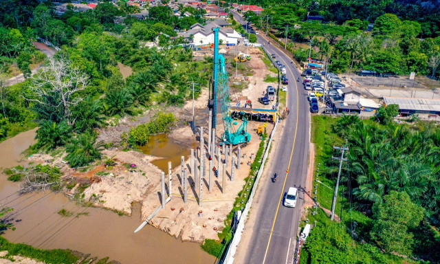 Perlancar Konektivitas dan Jalur Logistik, Ditjen Bina Marga Bangun Jembatan Nibung Baru di Kabupaten Bangka Tengah