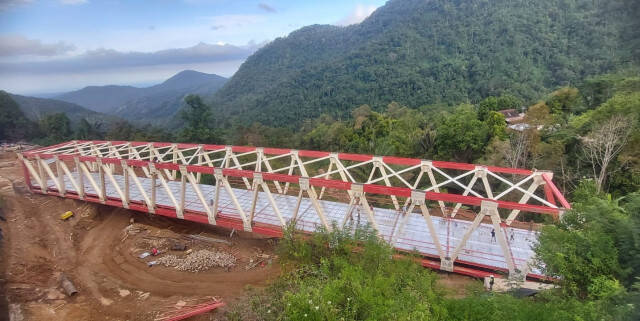 Konstruksi Jembatan Hampir Rampung, Konektivitas Palopo – Toraja Utara Segera Tersambung Kembali