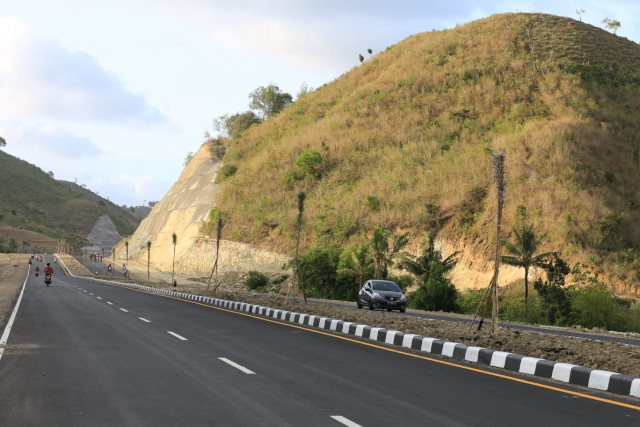 Jelang Penyelenggaraan MotoGP, Kementerian PUPR Telah menyelesaikan main road Jalan Bypass Bandara Internasional Lombok (BIL) - Mandalika