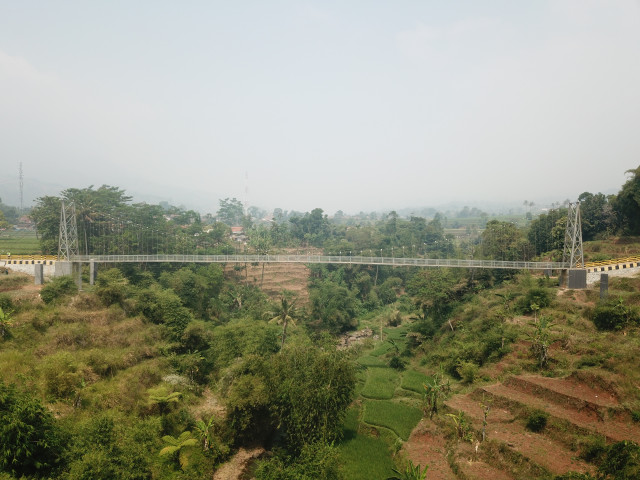 Hingga 2021 Kementerian PUPR Telah Membangun 409 Jembatan Gantung di Seluruh Indonesia