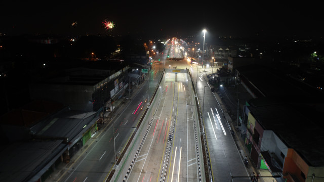 Jelang Malam Tahun Baru 2022, Menteri Basuki Cek Kesiapan Uji Coba Operasi Underpass Bulak Kapal, Bekasi Timur