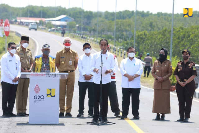 Jalur Alternatif Baru, Jalan Lingkar Brebes-Tegal Diresmikan Presiden Jokowi