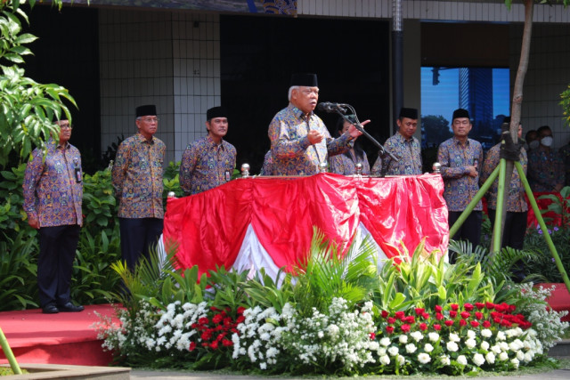 Peringati Hari Bakti PU Ke-77, Menteri Basuki Apreasiasi Kerja Keras Seluruh Insan PUPR