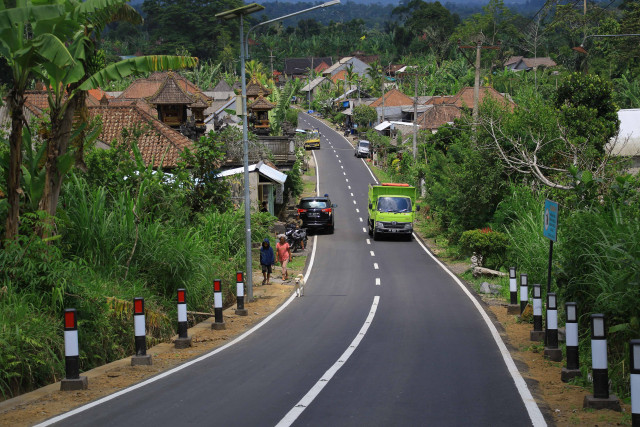 Hasil Pekerjaan Inpres Jalan Daerah Bali Menunjang Pariwisata dan Perhelatan Internasional