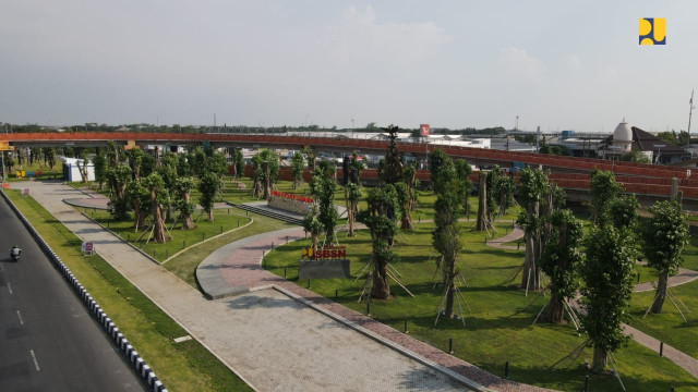 Konstruksi Tuntas, Flyover Djuanda Urai Kemacetan Bundaran  Aloha Menuju Bandara Juanda Sidoarjo 