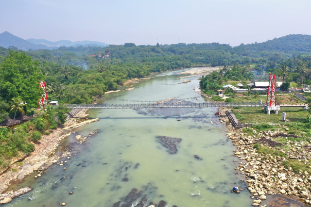 Jembatan Gantung Cisarum Bogor, Jadi Ikon Baru Warga Sekitar