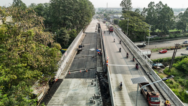 BINA MARGA RAMPUNGKAN DUA PROYEK DI JALUR PANTURA BANTEN