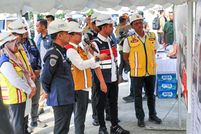 Wakil Presiden Tinjau Proyek Pembangunan Underpass Joglo untuk Mengurai Kemacetan di Simpang Joglo