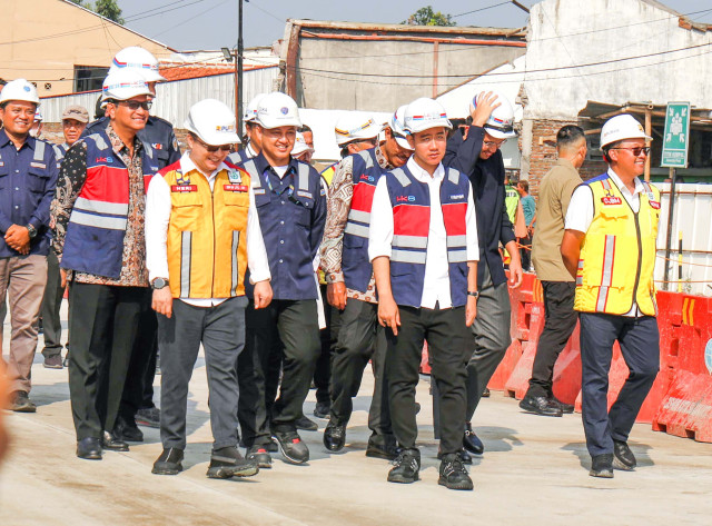 Wakil Presiden Tinjau Proyek Pembangunan Underpass Joglo untuk Mengurai Kemacetan di Simpang Joglo