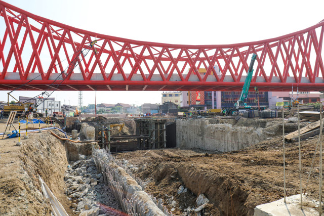 Wakil Presiden Tinjau Proyek Pembangunan Underpass Joglo untuk Mengurai Kemacetan di Simpang Joglo