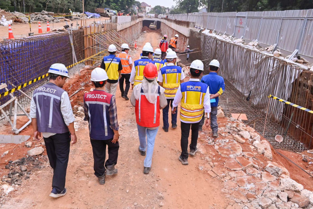 Direktur Jenderal Bina Marga Tengok Pembangunan Jalan Baru Menuju Kawasan MABES TNI Cilangkap