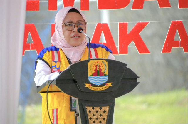 Jembatan Gantung Babakan Losari LOR Penyambung Silaturahmi dua Provinsi
