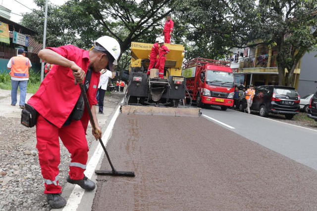 BBPJN VI TEST TRY METHOD OF SLURRY SEAL TO USE ROAD DAMAGE PREVENTION